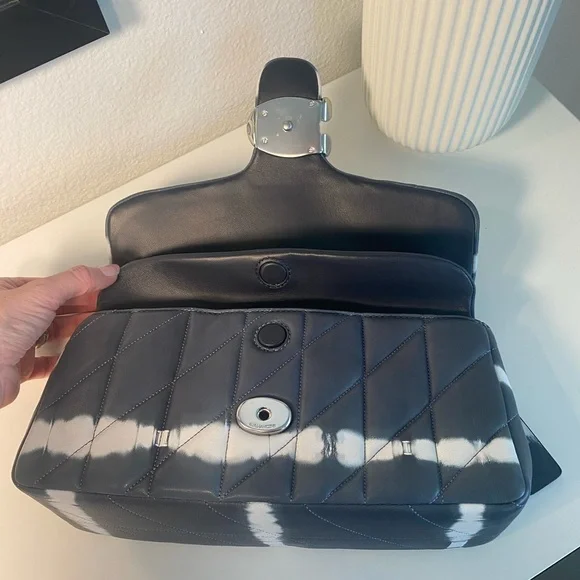 New Coach Tabby 26 Quilted Nappa Leather Tie Dye - Picture 14 of 16